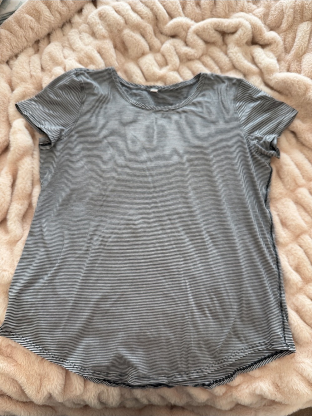 lululemon athletica Women's Thin Striped Short Sleeve Tee - black & white